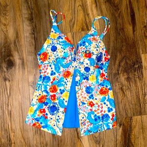 sol Collective tankini top Sz 8